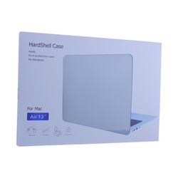 Защитный чехол-накладка HardShell Case для Apple MacBook Air 13 (2016-2017г.г.) матовая черная