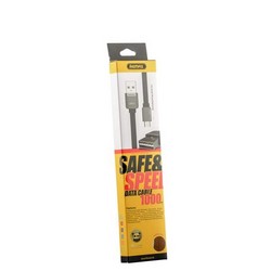USB дата-кабель Remax Kingkong RC-015m Safe&Speed MicroUSB плоский (1.0 м) запах духов Белый