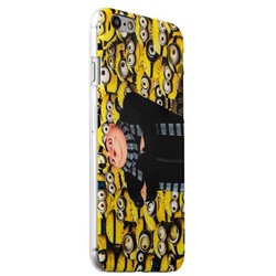 Чехол-накладка UV-print для iPhone 6s/ 6 (4.7) пластик (кино и мультики) Миньоны тип 005