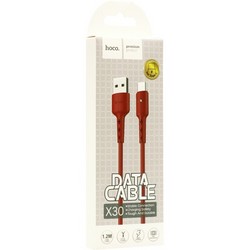 USB дата-кабель Hoco X30 Star Charging data cable for Type-C (1.2 м) Красный