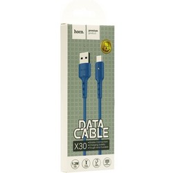USB дата-кабель Hoco X30 Star Charging data cable for Type-C (1.2 м) Синий