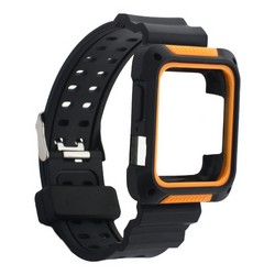 Ремешок COTEetCI W39 Integrated Movement Band (WH5267-BO) для Apple Watch 40мм/ 38мм 42мм Черно-Оранжевый
