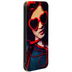 Чехол-накладка UV-print для iPhone SE/ 5S/ 5 силикон (любовь) тип 34