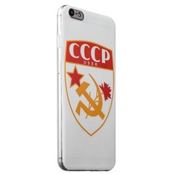 Чехол-накладка UV-print для iPhone 6s Plus/ 6 Plus (5.5) силикон (арт) СССР тип 001