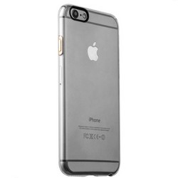 Накладка пластиковая iBacks Inherent Jacket Transparent Case для iPhone 6s Plus/ 6 Plus (5.5) - (ip60310) кнопка Champagne Gold
