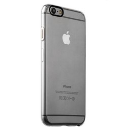 Накладка пластиковая iBacks Inherent Jacket Transparent Case для iPhone 6s Plus/ 6 Plus (5.5) - (ip60311) кнопка Silver