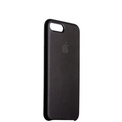 Чехол-накладка кожаная Leather Case для iPhone 8 Plus/ 7 Plus (5.5") Black - Черный
