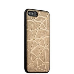 Чехол-накладка силиконовый COTECi Star Diamond Case для iPhone 8 Plus/ 7 Plus (5.5) CS7033-GD Золотистый