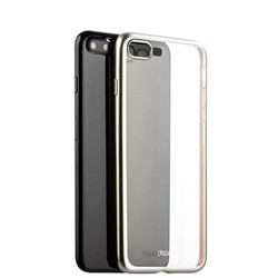 Чехол-накладка силикон Deppa Gel Plus Case D-85287 для iPhone 8 Plus/ 7 Plus (5.5) 0.9мм Серебристый матовый борт