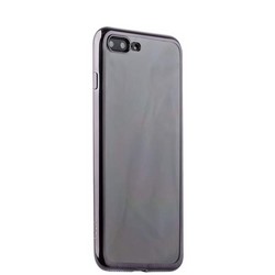 Чехол-накладка силикон Deppa Gel Plus Case D-85258 для iPhone 8 Plus/ 7 Plus (5.5) 0.9мм Черный глянцевый борт