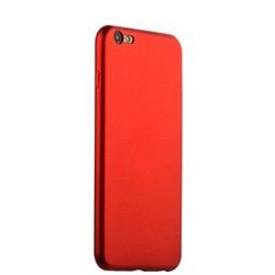 Чехол-накладка силиконовый J-case Delicate Series Matt 0.5mm для iPhone 6s Plus/ 6 Plus (5.5) Красный