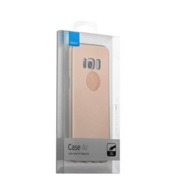 Чехол-накладка пластик Soft touch Deppa Air Case D-83309 для Samsung GALAXY S8+ SM-G955F 1мм Розовое золото