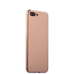 Чехол-накладка силиконовый J-case Shiny Glazed Series 0.5mm для iPhone 8 Plus/ 7 Plus (5.5") Jet Gold Золотистый