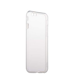 Чехол силиконовый для iPhone 6S/ 6 (4.7") уплотненный в техпаке (прозрачный)