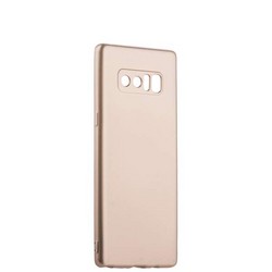 Чехол-накладка силиконовый J-case Shiny Glazed Series 0.5mm для Samsung GALAXY Note 8 (N950) Jet Gold Золотистый
