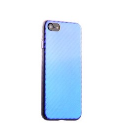 Чехол-накладка пластиковый J-case Colorful Fashion Series 0.5mm для iPhone SE (2020г.)/ 8/ 7 (4.7") Фиолетовый оттенок