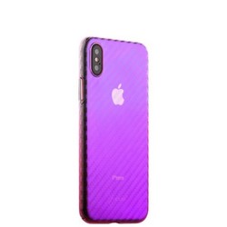 Чехол-накладка пластиковый J-case Colorful Fashion Series 0.5mm для iPhone XS/ X (5.8") Розовый оттенок