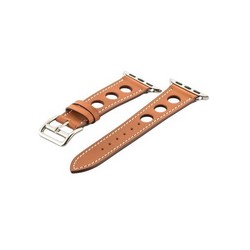 Ремешок кожаный COTEetCI W15 Fashion LEATHER с отверствиями (WH5220-KR-38) для Apple Watch 40мм/ 38мм Коричневый