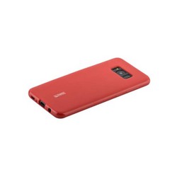 Чехол-накладка силиконовый Cherry матовый 0.4mm & пленка для Samsung Galaxy Note 8 (N950) Красный