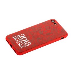 Чехол-накладка TPU Deppa D-103904 ЧМ по футболу FIFA™ Official Logotype для iPhone SE (2020г.)/ 8/ 7 (4.7") Красный