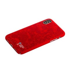 Чехол-накладка PC Deppa D-103945 ЧМ по футболу FIFA™ Official Pattern для iPhone XS/ X (5.8") Красный