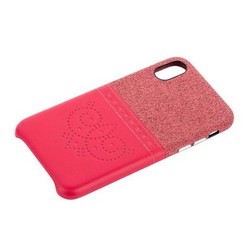 Чехол-накладка XOOMZ для iPhone XS/ X (5.8") Brogue Series Card Slot Back Cover (XIX24) Красный