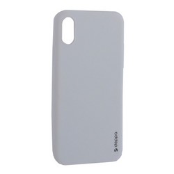 Чехол-накладка силикон Deppa Gel Color Case TPU D-85360 для iPhone XS/ X (5.8") 0.8мм Белый