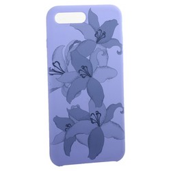Чехол-накладка силиконовый Silicone Cover для iPhone 8 Plus/ 7 Plus (5.5") Орхидея Сиреневый