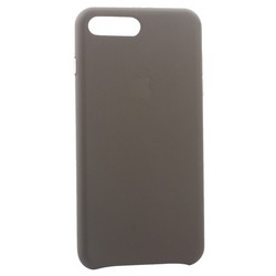 Чехол-накладка кожаная Leather Case для iPhone 8 Plus/ 7 Plus (5.5&quot;) Taupe - Бежевый