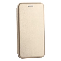 Чехол-книжка кожаный Innovation Case для Samsung Galaxy S10 Plus Золотой