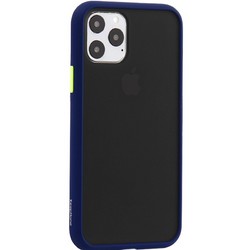 Чехол-накладка пластиковый KeepHone Armor Series для iPhone 11 Pro (5.8&quot;) с силиконовыми бортами Темно-синий
