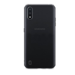 Чехол-накладка силикон Deppa Gel Case Basic D-87466 для Samsung A01 (2020г.) Прозрачный