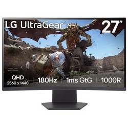LG UltraGear 27GS60QC-B 27" Black 1ms HDMI, DisplayPort