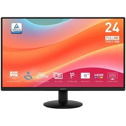 MSI PRO MP242L 23.8" Black 1ms HDMI, DisplayPort