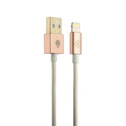 Дата-кабель USB COTECi R4 Lightning MFI CS2121-MRG (1.2 м) Розовое золото
