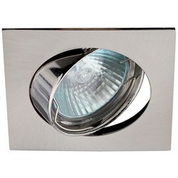 Светильник ЭРА C0043662 KL2A SN MR16 12V/220V 50W сатин никель, квадрат, поворотный