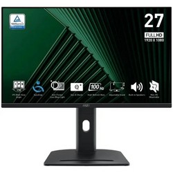 MSI PRO MP275PG 27" Black 1ms HDMI, DisplayPort, VGA