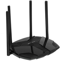 Беспроводной маршрутизатор Mercusys MR80X, Wi-Fi 6 802.11ax 2976Мбит/с, 2.4+5ГГц, 3xGLAN, 1xGWAN чёрный