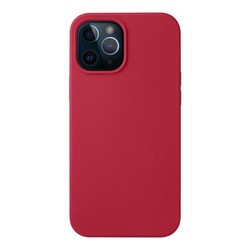Чехол-накладка силикон Deppa Liquid Silicone Case D-87784 для iPhone 12 Pro Max (6.7") 1.7мм Красный