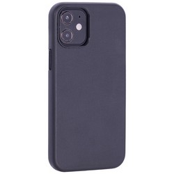 Чехол-накладка кожаный TOTU Emperor Series Leather Case для iPhone 12 mini 2020 г. (5.4") Черный