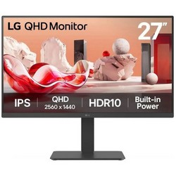 LG 27BA45QB-B 27" Black 5ms HDMI, DisplayPort