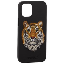 Накладка кожаная Club SAV Series для iPhone 12 mini (5.4") Tiger-тигр