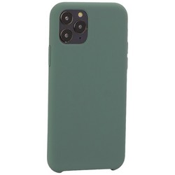 Накладка силиконовая MItrifON для iPhone 11 Pro (5.8") без логотипа Pine Green - Бриллиантово-зеленый № 58