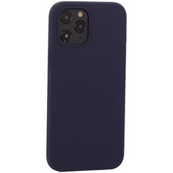 Накладка силиконовая MItrifON для iPhone 12 Pro Max (6.7") без логотипа Midnight Blue Темно-синий №8
