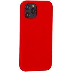 Накладка силиконовая MItrifON для iPhone 12 Pro Max (6.7") без логотипа Product red Красный №14