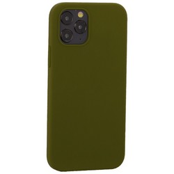 Накладка силиконовая MItrifON для iPhone 12/ 12 Pro (6.1") без логотипа Marsh Болотный №48