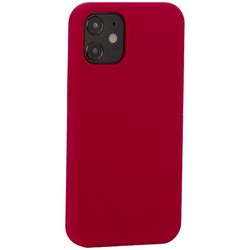 Накладка силиконовая MItrifON для iPhone 12 mini (5.4") без логотипа Raspberry Малиновый №36