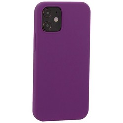 Накладка силиконовая MItrifON для iPhone 12 mini (5.4") без логотипа Violet Фиолетовый №45