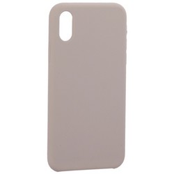 Накладка силиконовая MItrifON для iPhone XS/ X (5.8") без логотипа Lavender Лавандовый №7