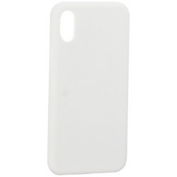 Накладка силиконовая MItrifON для iPhone XS/ X (5.8") без логотипа White Белый №9